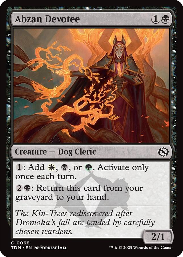 0068 Abzan Devotee C Dragonstorm