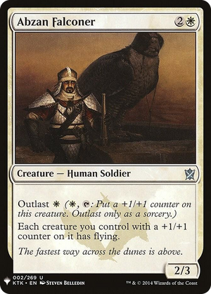 0002 Abzan Falconer U The List Reprints