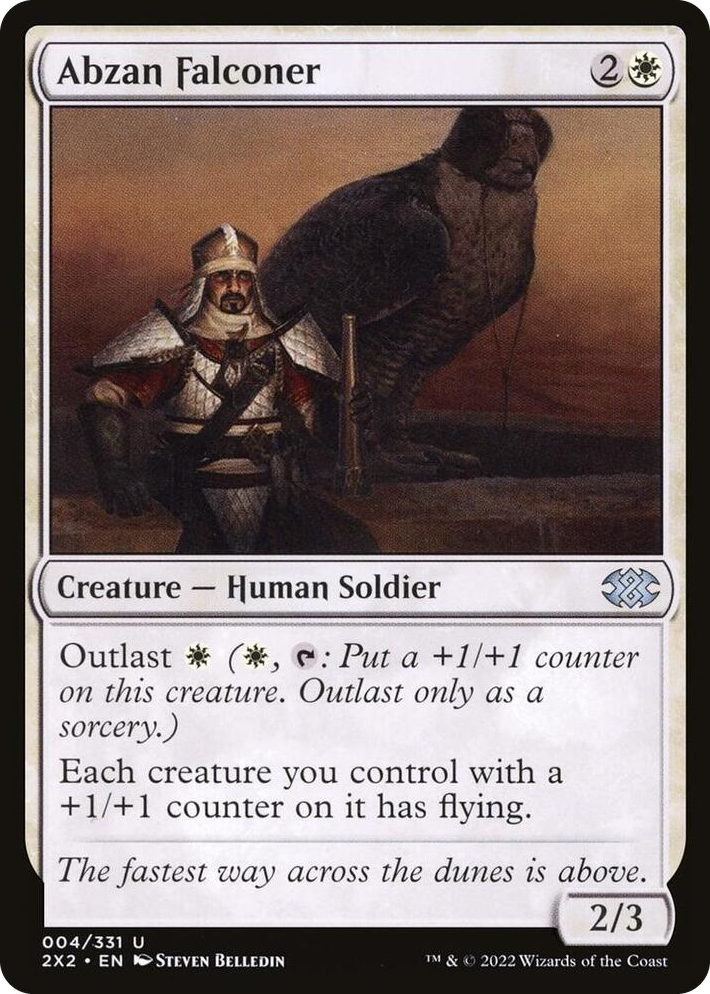 0004 Abzan Falconer U Double Masters 2022