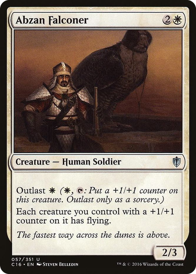Abzan Falconer #57 U - Commander 2016 Pokemon card