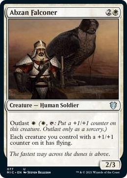 0077 Abzan Falconer U Commander: Innistrad: Midnight Hunt