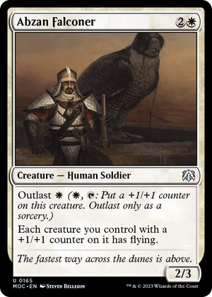 0165 Abzan Falconer U Commander: March of the Machine