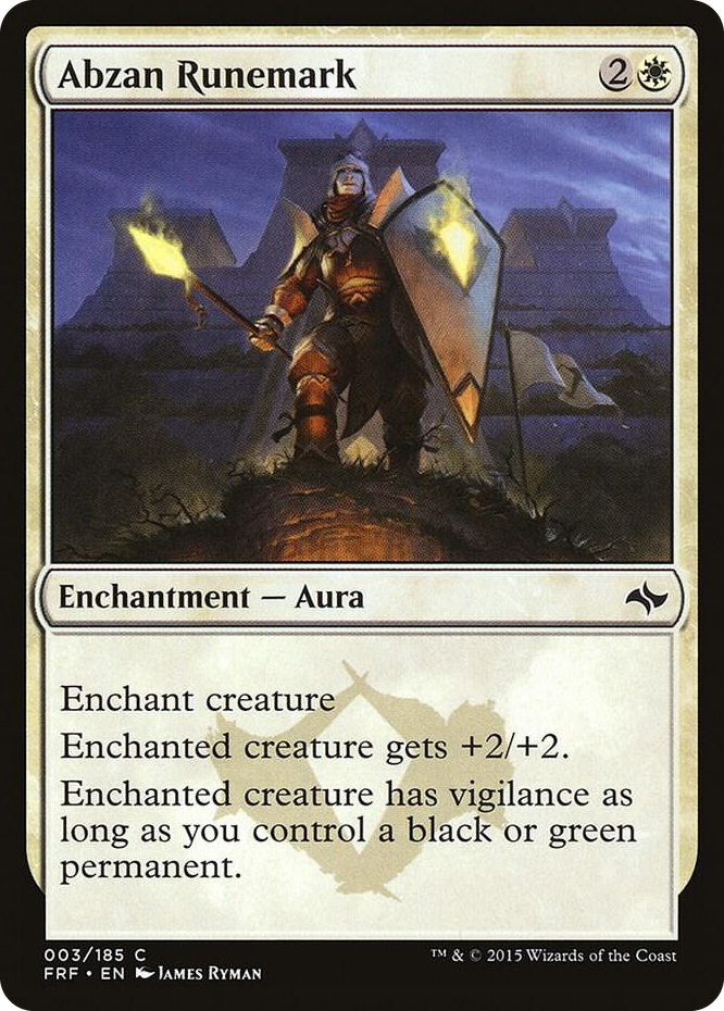 0003 Abzan Runemark C Fate Reforged