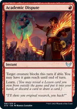 0091 Academic Dispute U Strixhaven: School of Mages