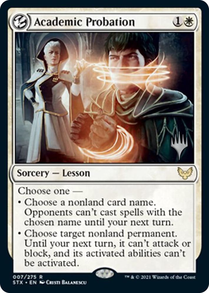 0007 Academic Probation R Promo Pack: Strixhaven