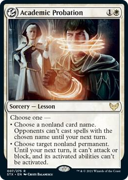 0007 Academic Probation R Strixhaven: School of Mages