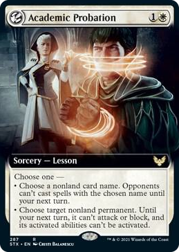 0287 Academic Probation (Extended Art) R Strixhaven: School of Mages