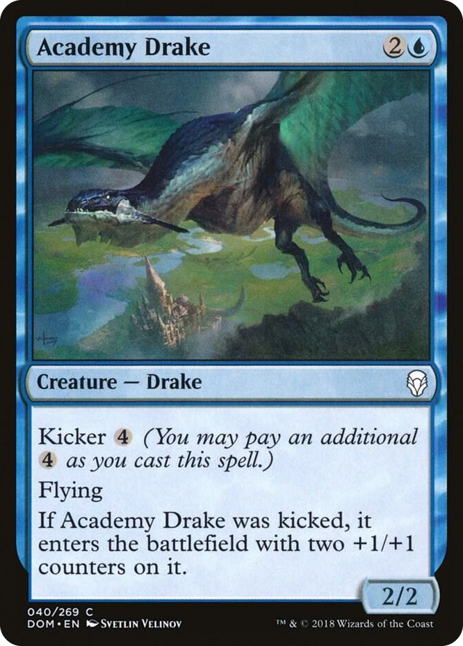 0040 Academy Drake C Dominaria