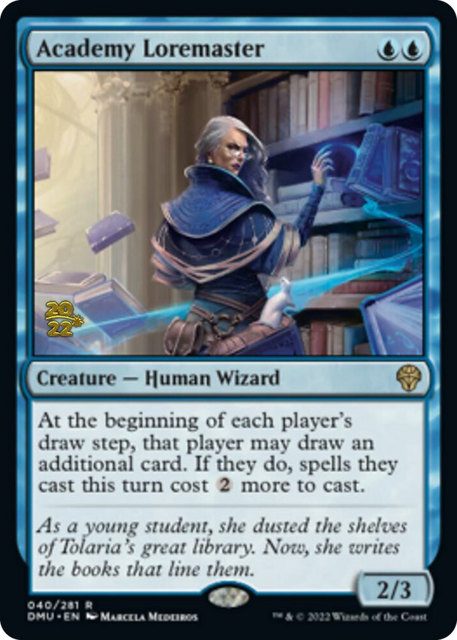 0040 Academy Loremaster R Prerelease Cards