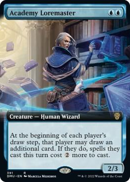 0391 Academy Loremaster (Extended Art) R Dominaria United