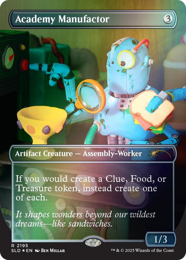 2195 Academy Manufactor (2195) (Rainbow Foil) R Secret Lair Drop Series