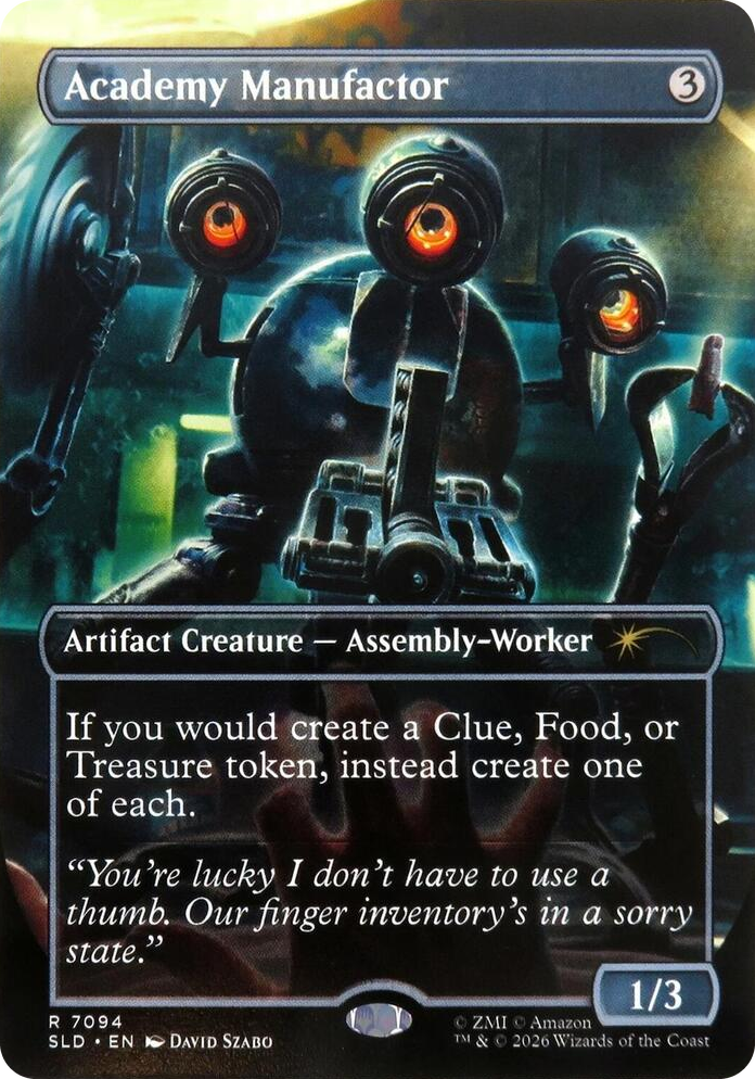Academy Manufactor (7094) #7094 R - Secret Lair Drop Series Pokemon card