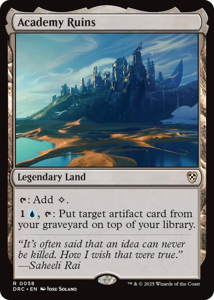 0058 Academy Ruins R Commander: Aetherdrift