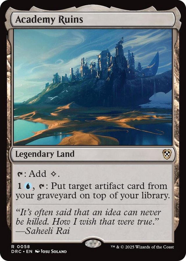 0058 Academy Ruins R Commander: Aetherdrift