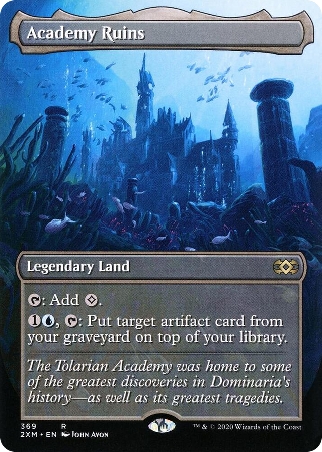 0369 Academy Ruins (Borderless) R Double Masters
