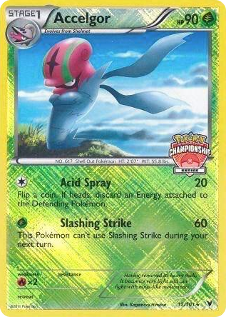 0012 Accelgor - 12/101 (Championship Series) Promo League & Championship Cards