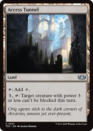 0337 Access Tunnel U Commander: Tarkir: Dragonstorm