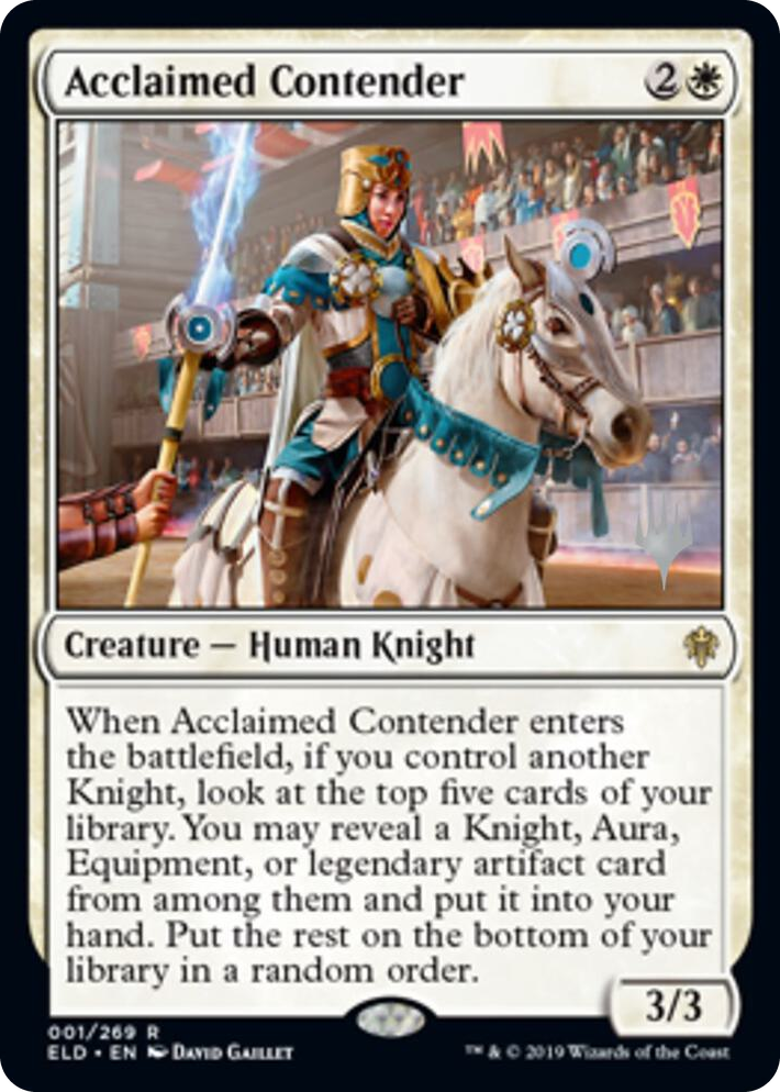 0001 Acclaimed Contender R Promo Pack: Throne of Eldraine