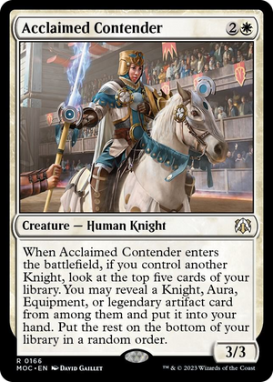 0166 Acclaimed Contender R Commander: March of the Machine