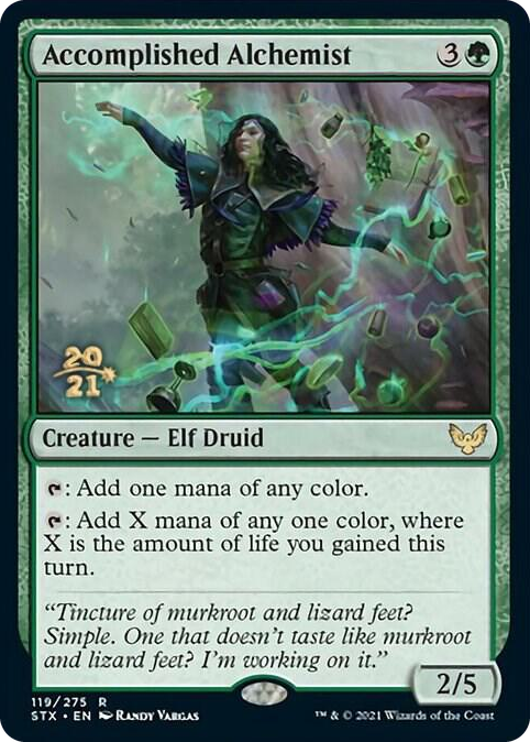 0119 Accomplished Alchemist R Prerelease Cards