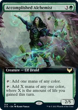 0314 Accomplished Alchemist (Extended Art) R Strixhaven: School of Mages