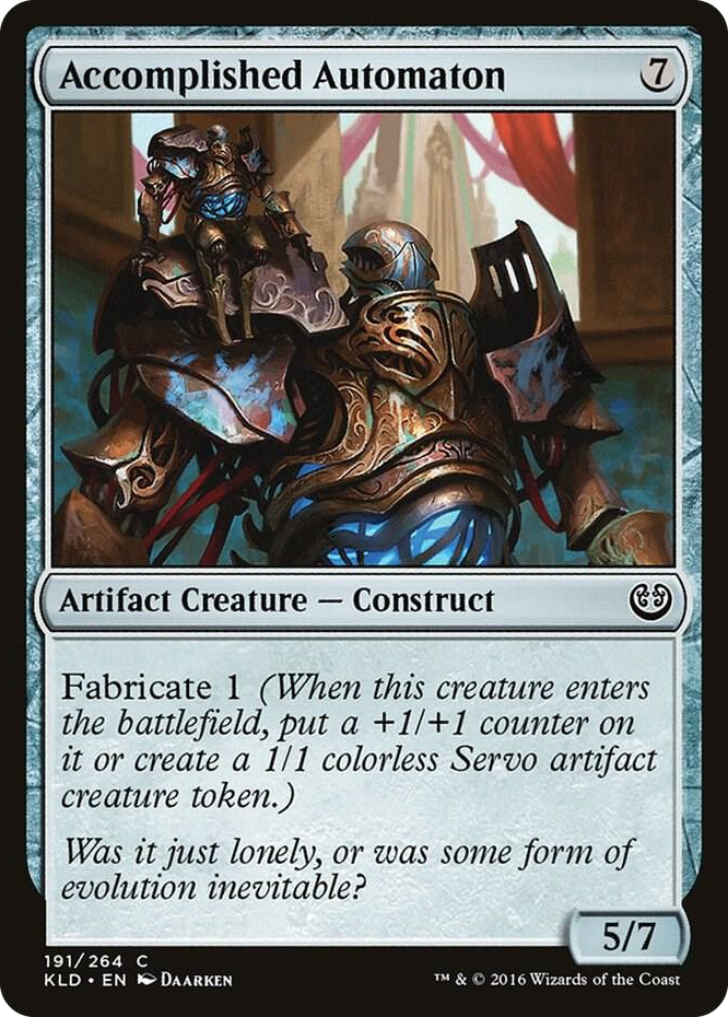 Accomplished Automaton #191 C - Kaladesh Pokemon card