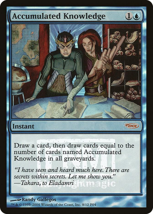 0008 Accumulated Knowledge P FNM Promos