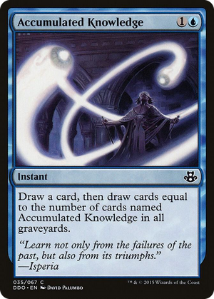 0035 Accumulated Knowledge C Duel Decks: Elspeth vs. Kiora