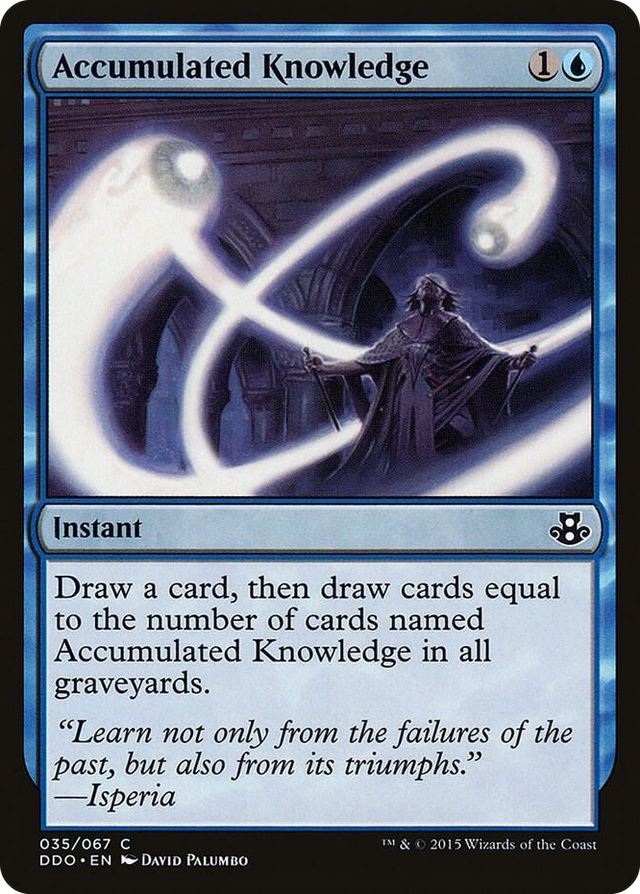 0035 Accumulated Knowledge C Duel Decks: Elspeth vs. Kiora