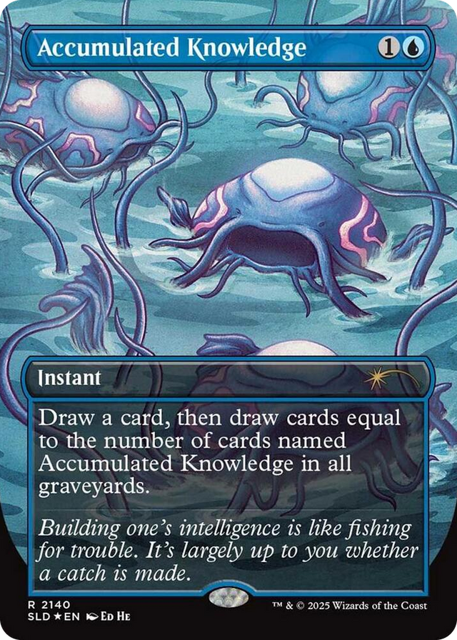 2140 Accumulated Knowledge R Secret Lair Drop Series