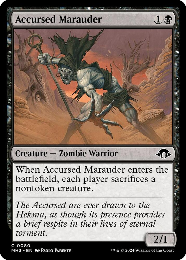 0080 Accursed Marauder C Modern Horizons 3