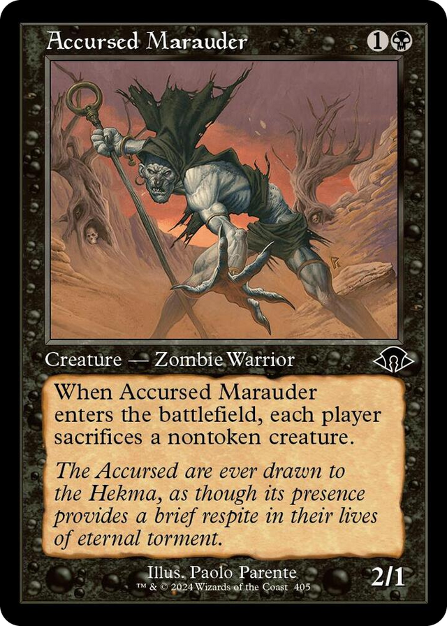 0405 Accursed Marauder (Retro Frame) C Modern Horizons 3