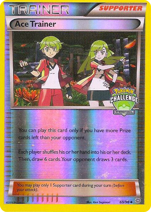 0069 Ace Trainer - 69/98 (International Challenge) Promo League & Championship Cards