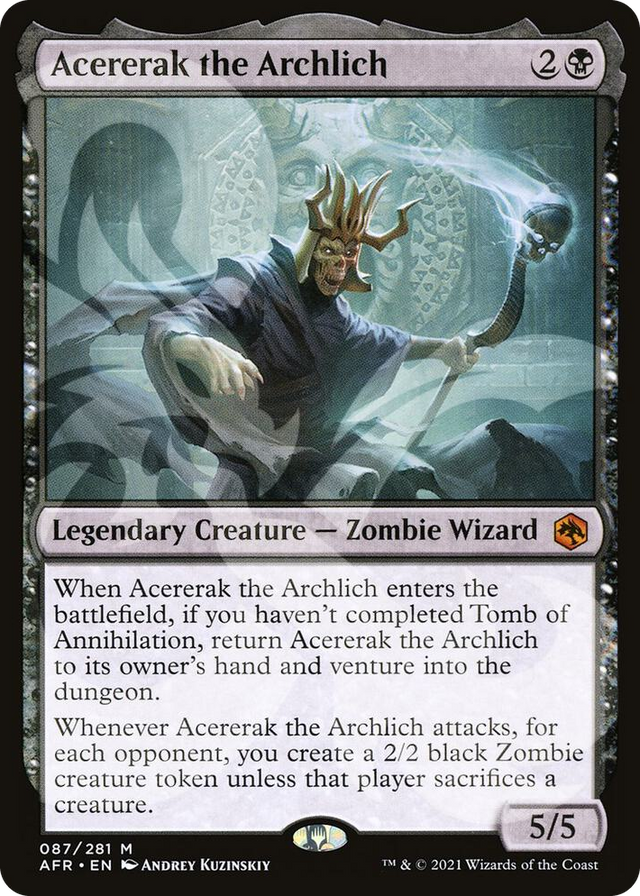 0087 Acererak the Archlich M AFR Ampersand Promos