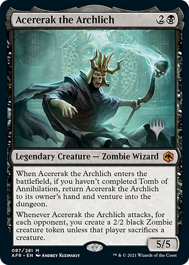 0087 Acererak the Archlich M Promo Pack: Adventures in the Forgotten Realms
