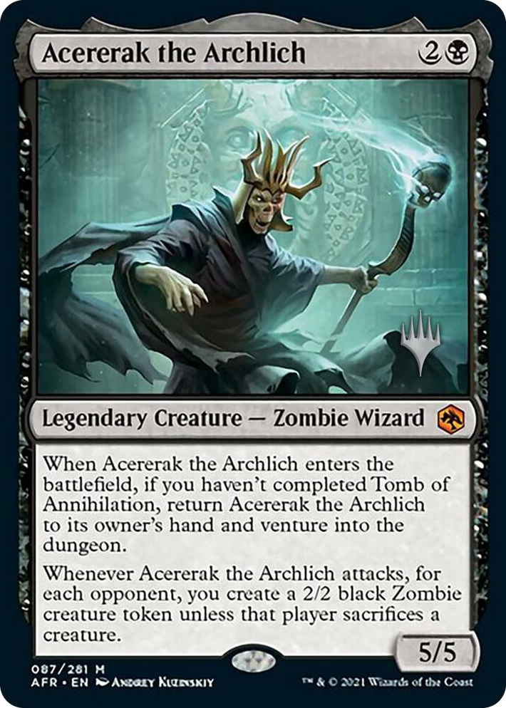 0087 Acererak the Archlich M Promo Pack: Adventures in the Forgotten Realms