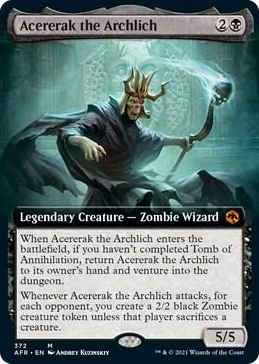 0372 Acererak the Archlich (Extended Art) M Adventures in the Forgotten Realms