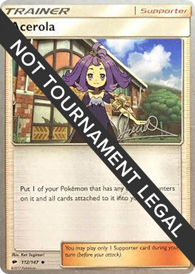 0112 Acerola - 2017 (Diego Cassiraga) Uncommon World Championship Decks