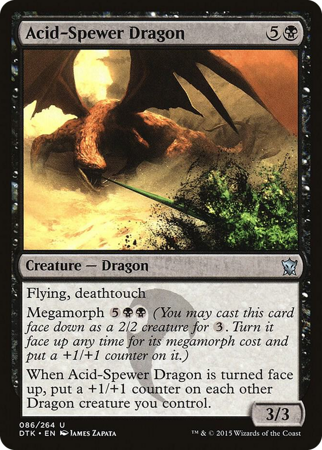 0086 Acid-Spewer Dragon U Dragons of Tarkir