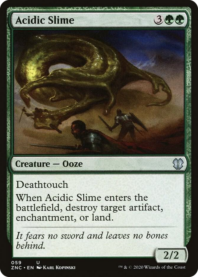 0059 Acidic Slime U Commander: Zendikar Rising