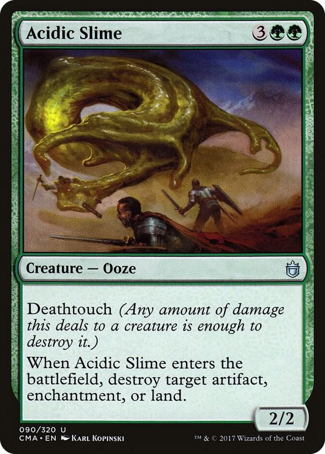 0090 Acidic Slime U Commander Anthology
