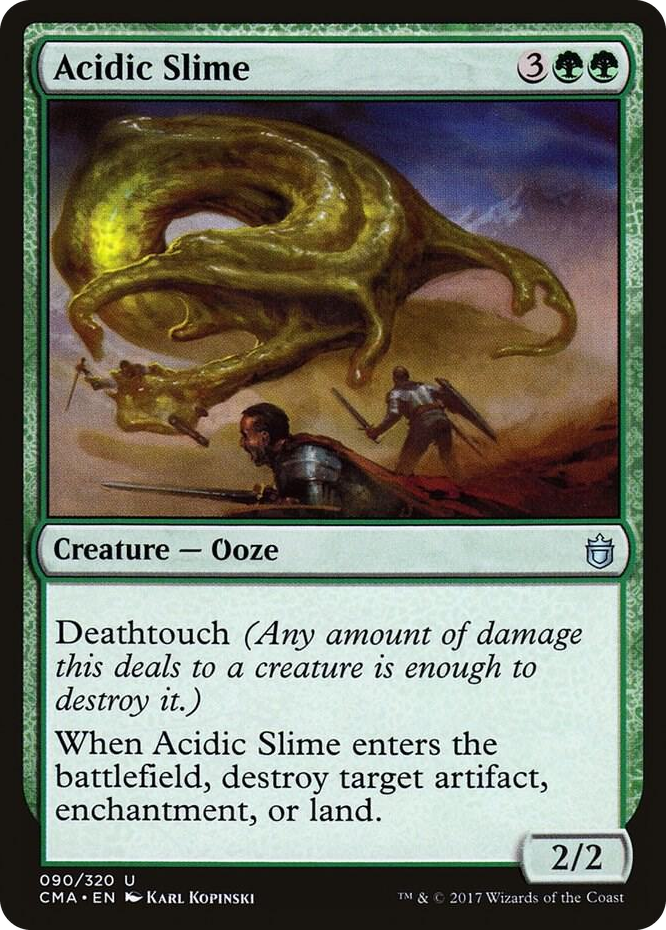 Acidic Slime #90 U - Commander Anthology Pokemon card