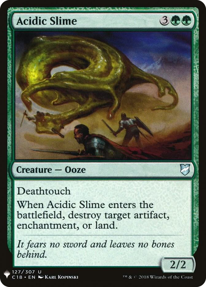 Acidic Slime #127 U - The List Reprints Pokemon card