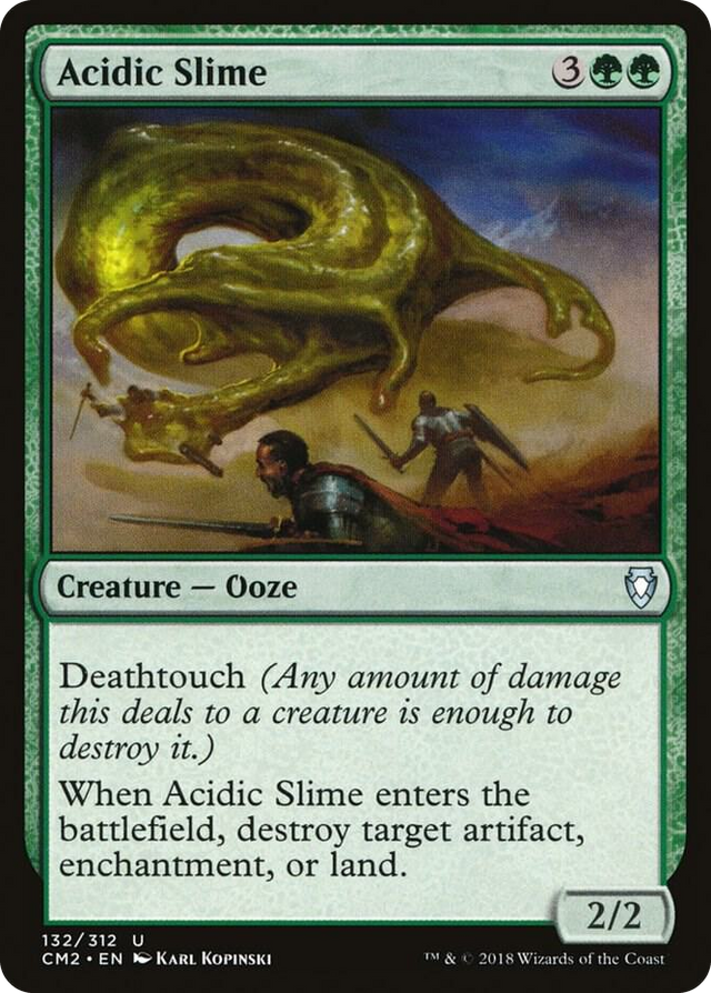 0132 Acidic Slime U Commander Anthology Volume II