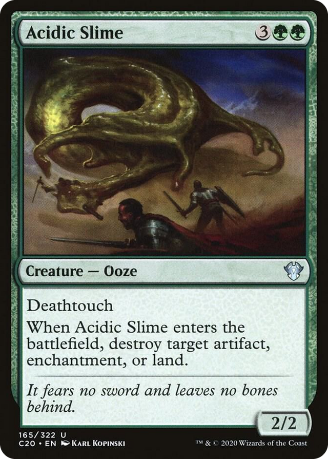 0165 Acidic Slime U Commander 2020