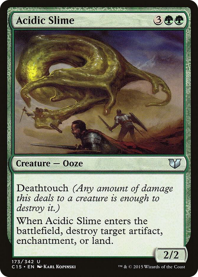 0173 Acidic Slime U Commander 2015