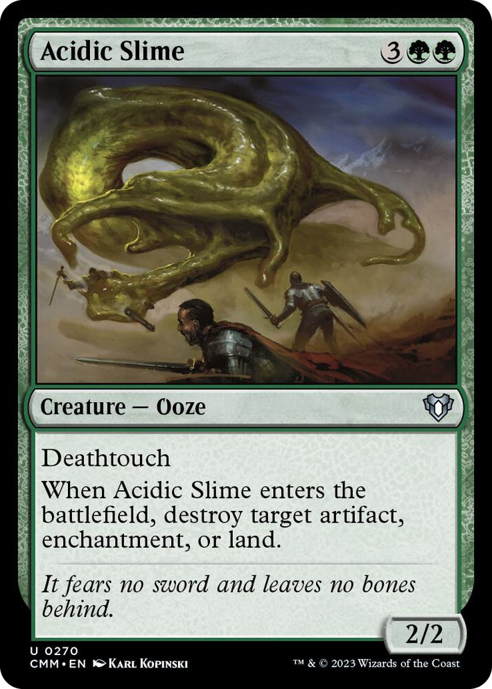 0270 Acidic Slime U Commander Masters