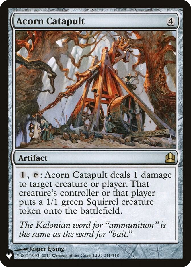 Acorn Catapult #241 R - The List Reprints Pokemon card