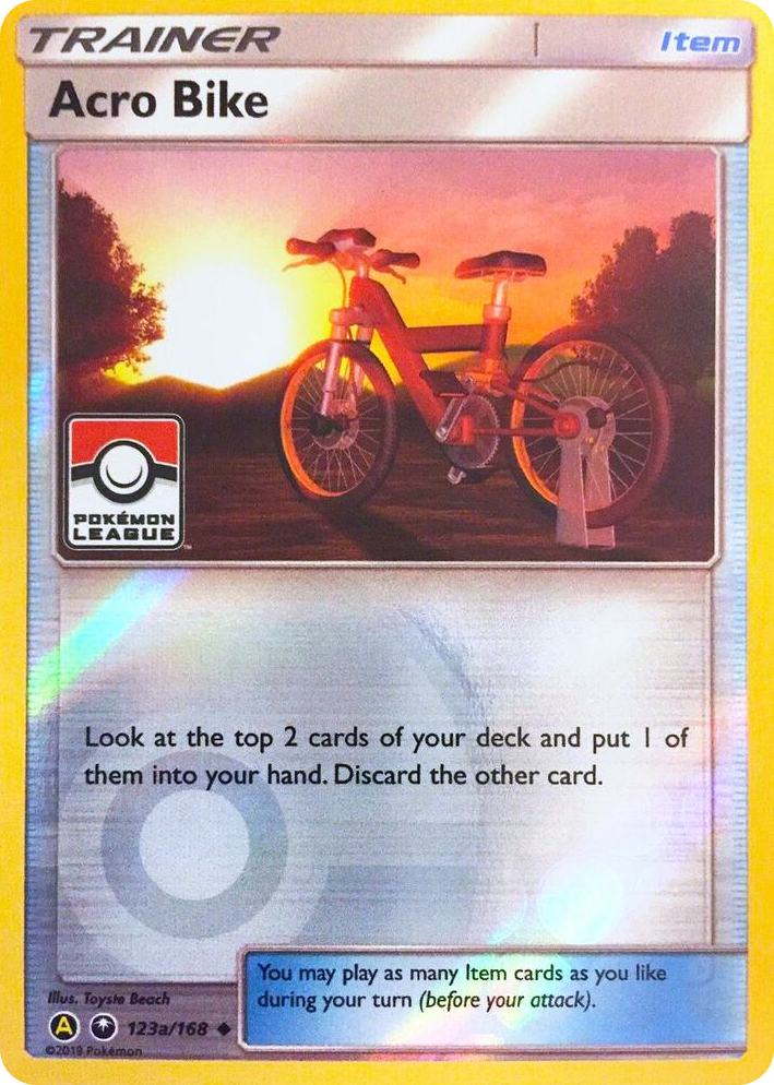 0123a Acro Bike - 123a/168 (Pokemon League) Promo League & Championship Cards