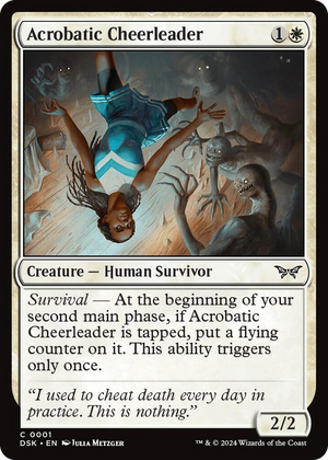 0001 Acrobatic Cheerleader C Duskmourn: House of Horror
